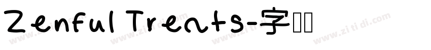 Zenful Treats字体转换